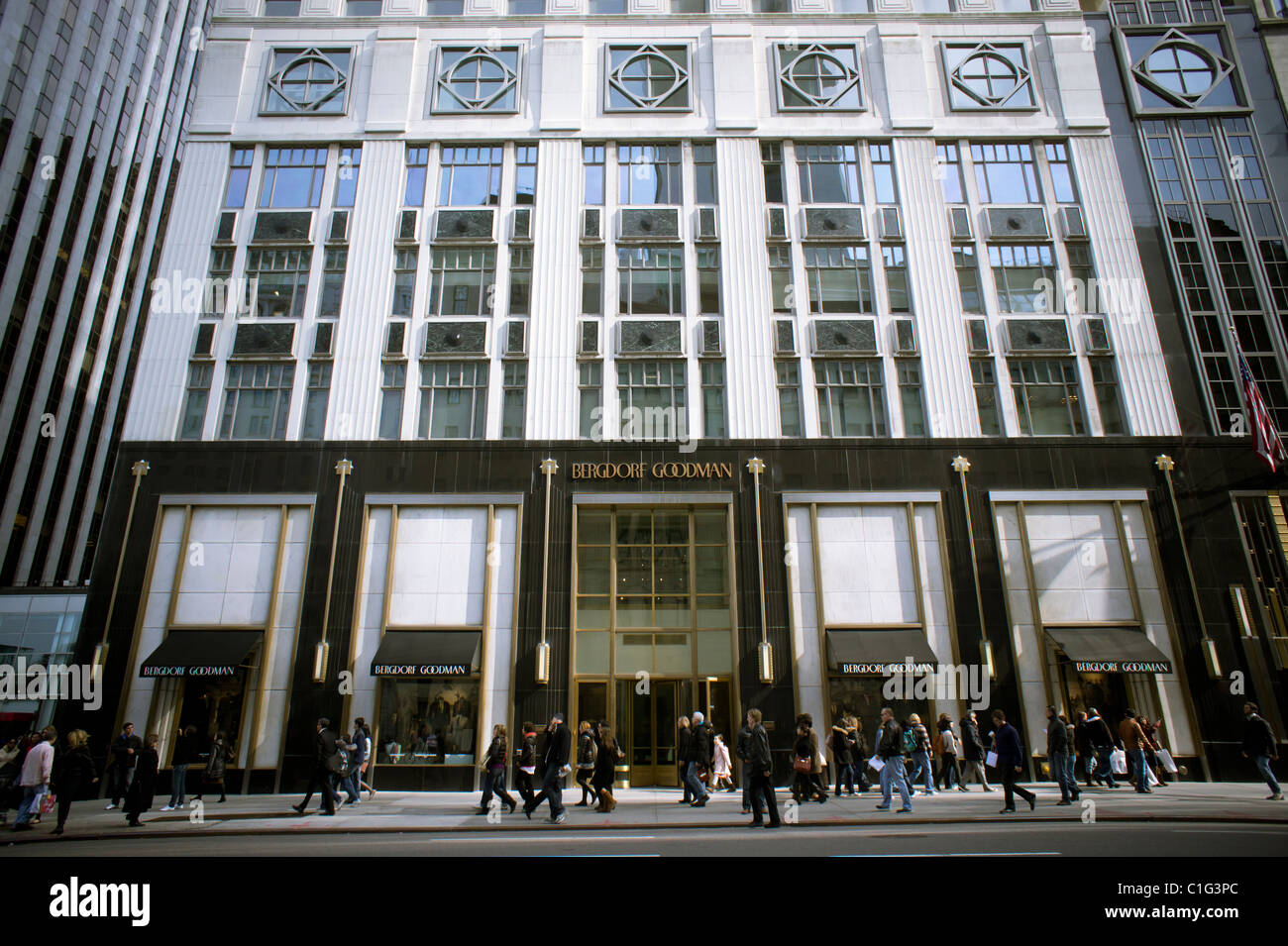 Il Bergdorf Goodman department store mens' store in New York Foto Stock