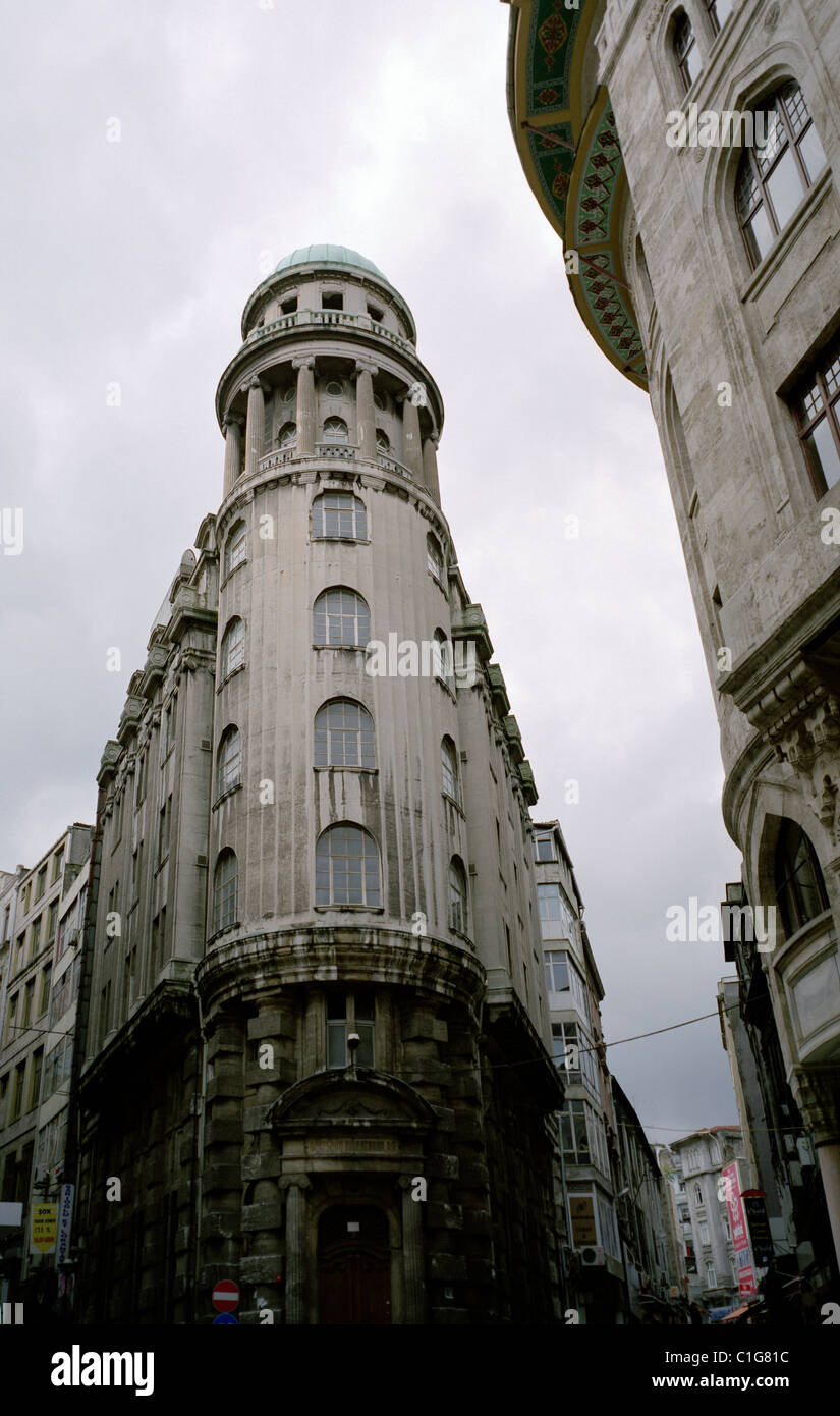 Immobili nel quartiere Eminonu e Sirkeci quartieri di Istanbul in Turchia. Foto Stock