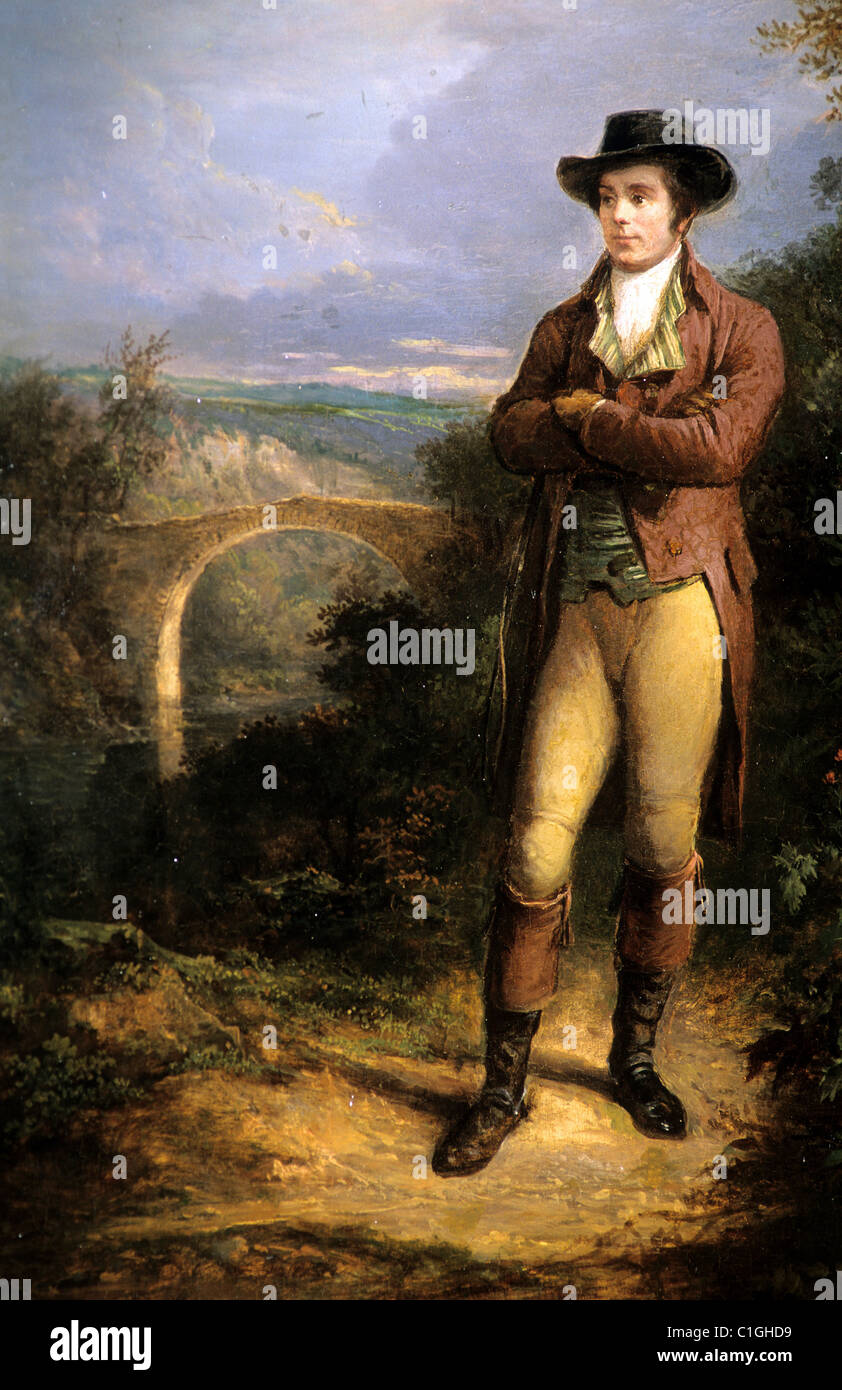 Regno Unito, Scozia, Edimburgo, Museo del Regno Unito, Scozia, Sir Walter Scott Foto Stock