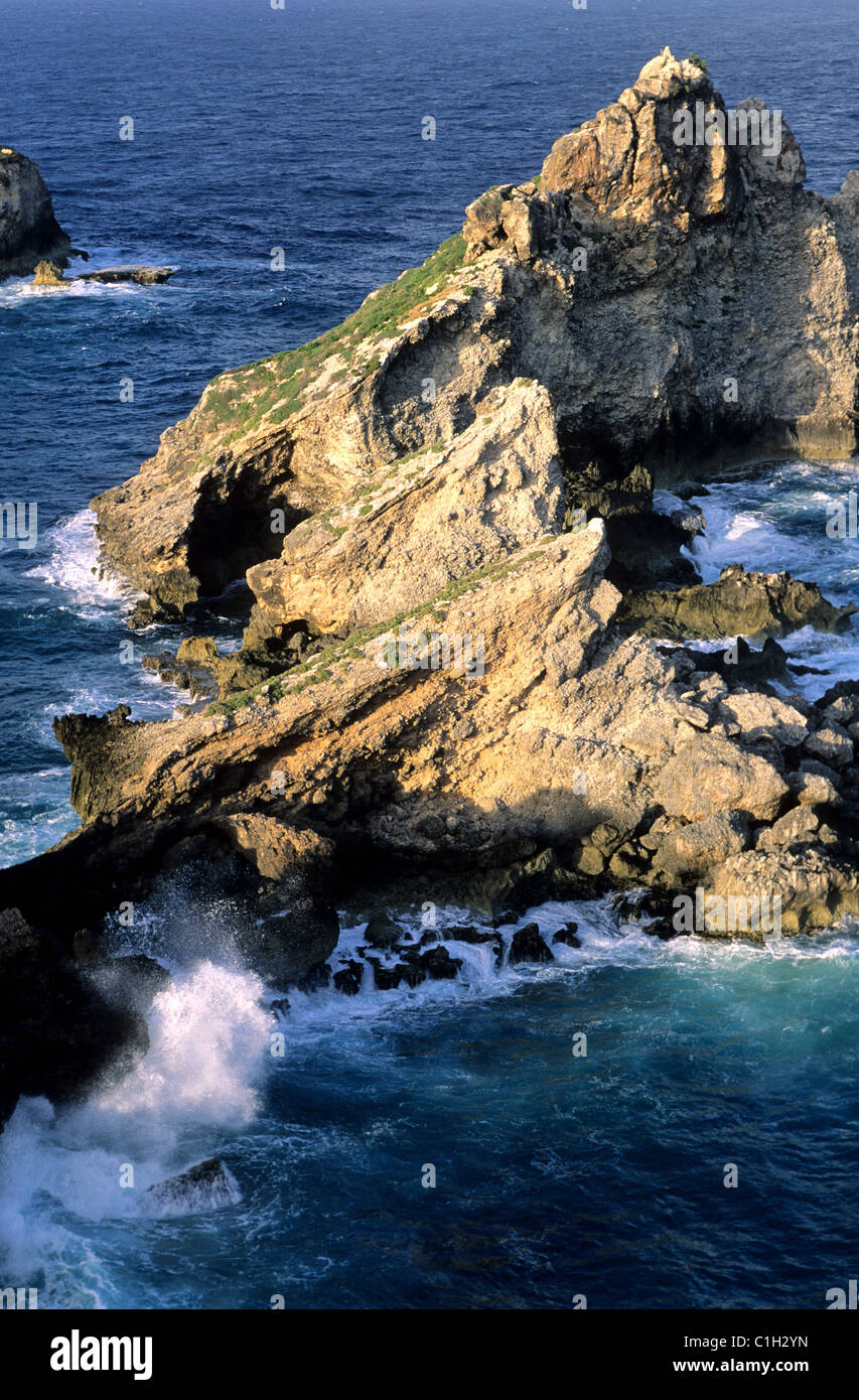 Francia, Guadalupa, la Pointe des Chateaux (castello del punto) Foto Stock