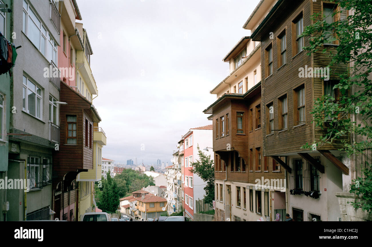 Fotografia di viaggio - Scene di strada del distretto di Uskudar ad Istanbul in Turchia in Medio Oriente asiatico. Foto Stock