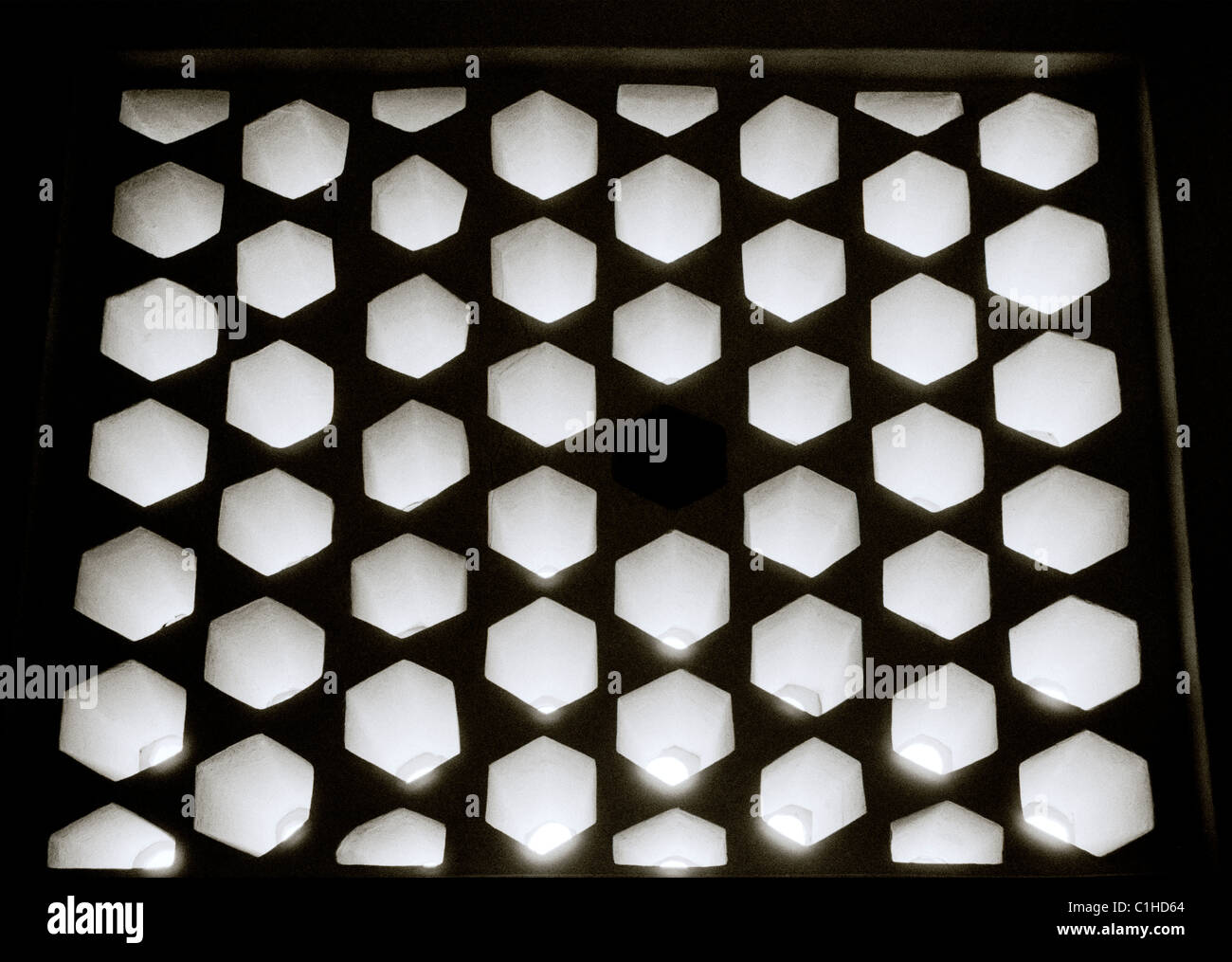 Lucernari all'Harem del Palazzo Topkapi ad Istanbul in Turchia. Foto Stock