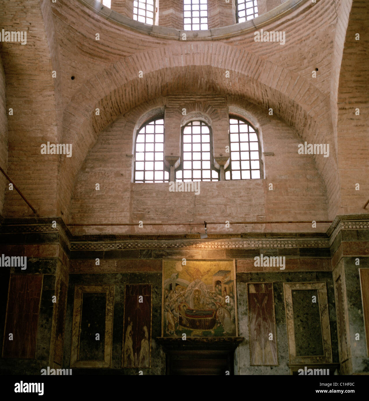 Chiesa di San Salvatore in Chora (noto anche come il Museo Kariye Muzesi [ ]) ad Istanbul in Turchia. Foto Stock