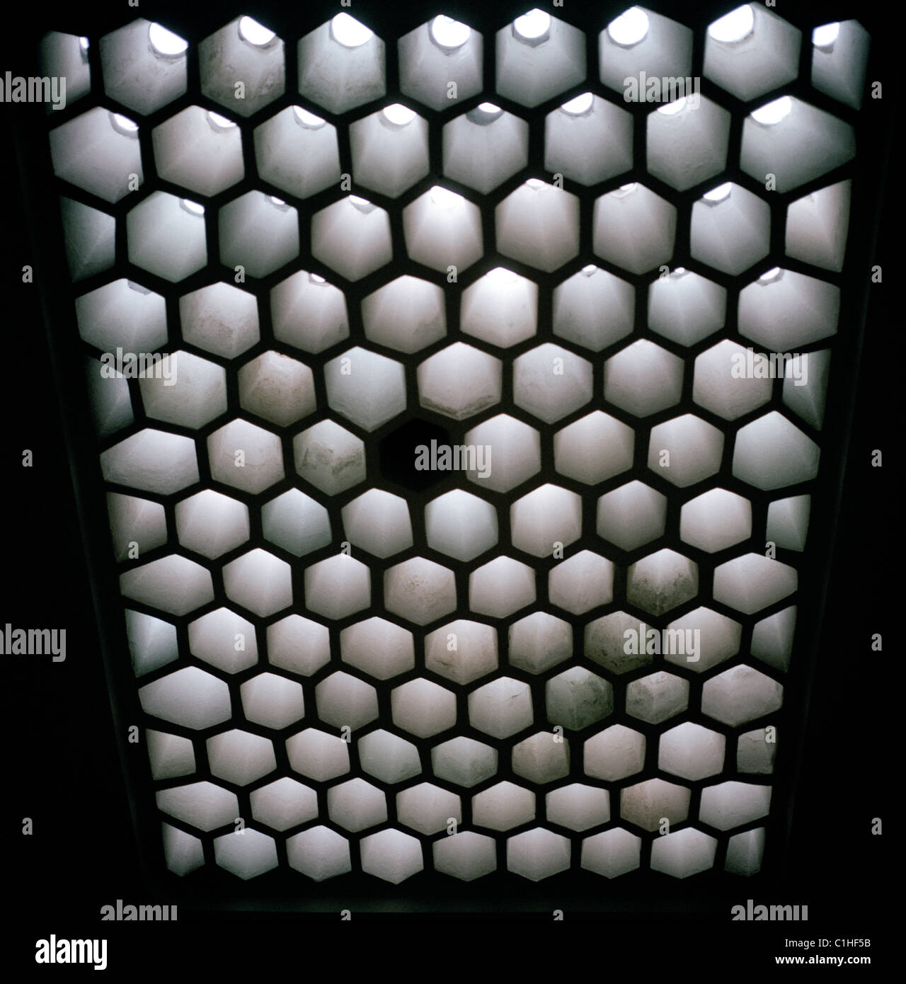 Lucernari all'Harem del Palazzo Topkapi ad Istanbul in Turchia. Foto Stock