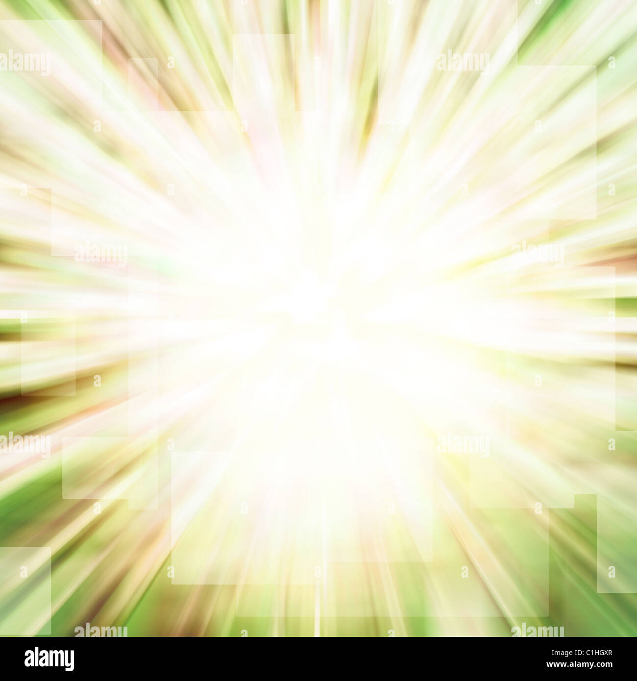 Abstract design dello sfondo di un verde sfocatura del movimento Foto Stock