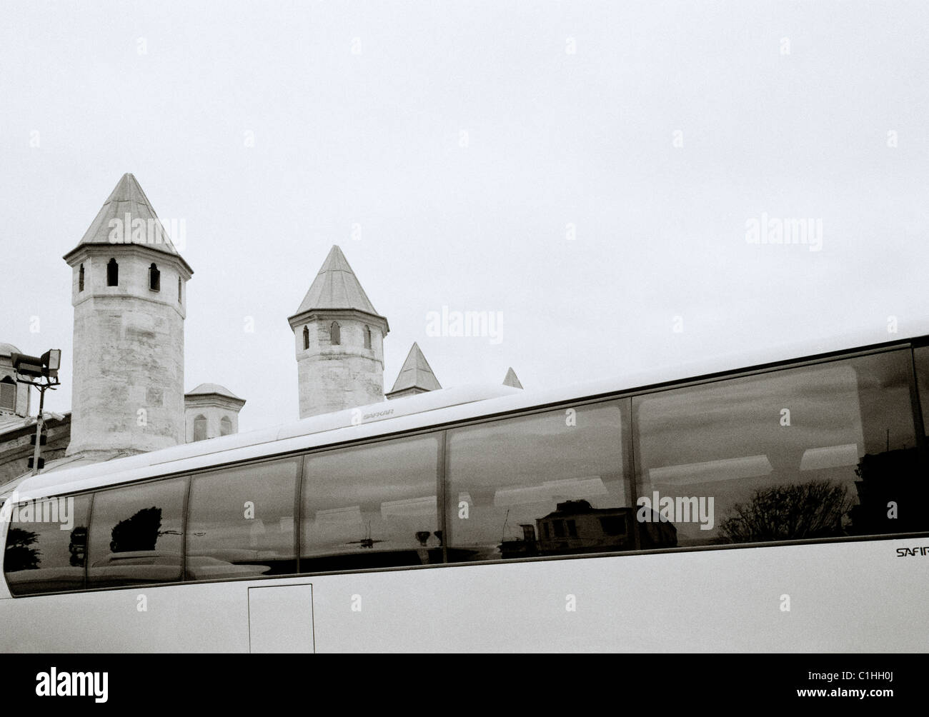 Viaggi in bus ad Istanbul in Turchia. Foto Stock