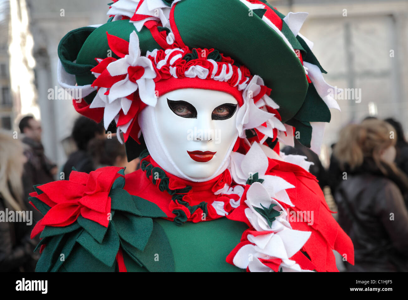 Tradizionale Carnevale veneziano del 2011. Foto Stock
