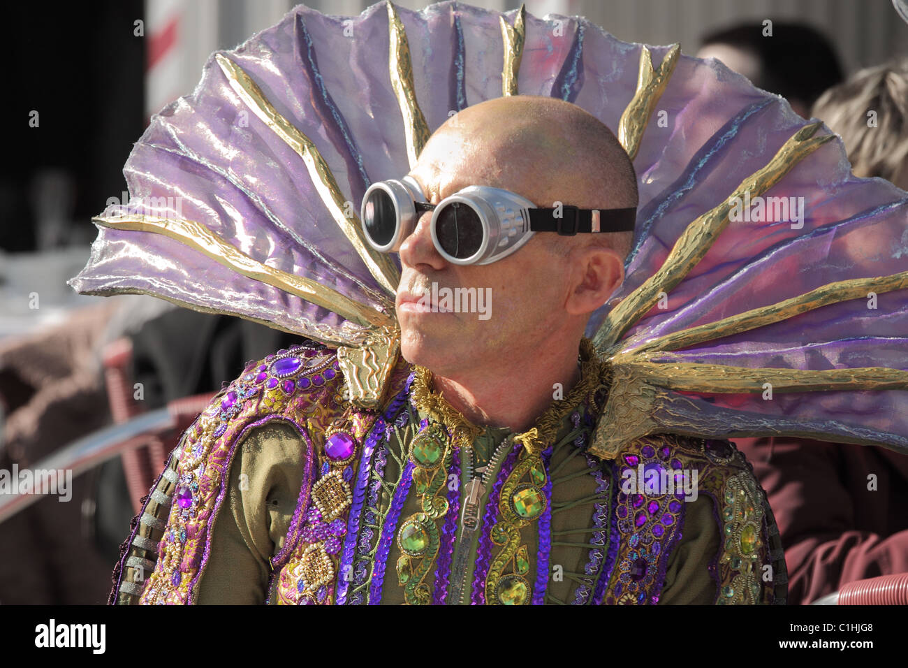 Tradizionale Carnevale veneziano del 2011. Foto Stock
