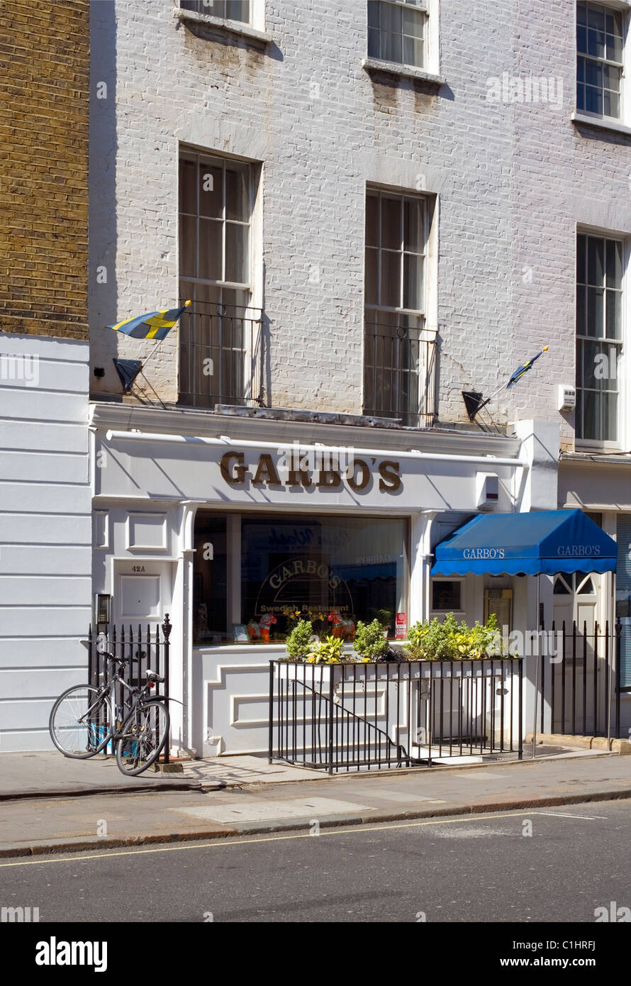 Della Garbo Ristorante svedese, Crawford Street, Londra, Inghilterra, Regno Unito, Europa Foto Stock