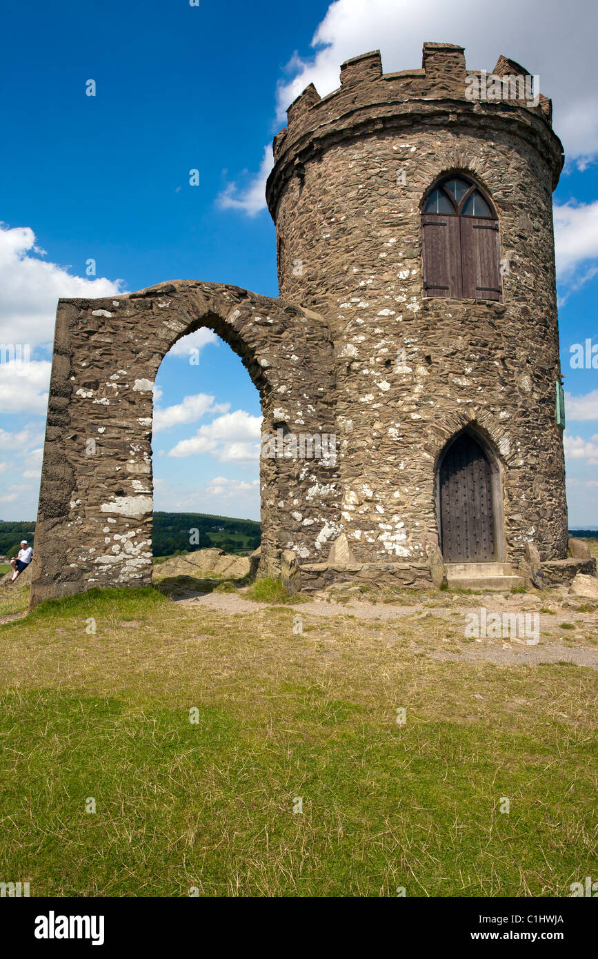 Glenfield Lodge Park, Leicester - la vecchia torre di John, Leicestershire, Inghilterra Foto Stock