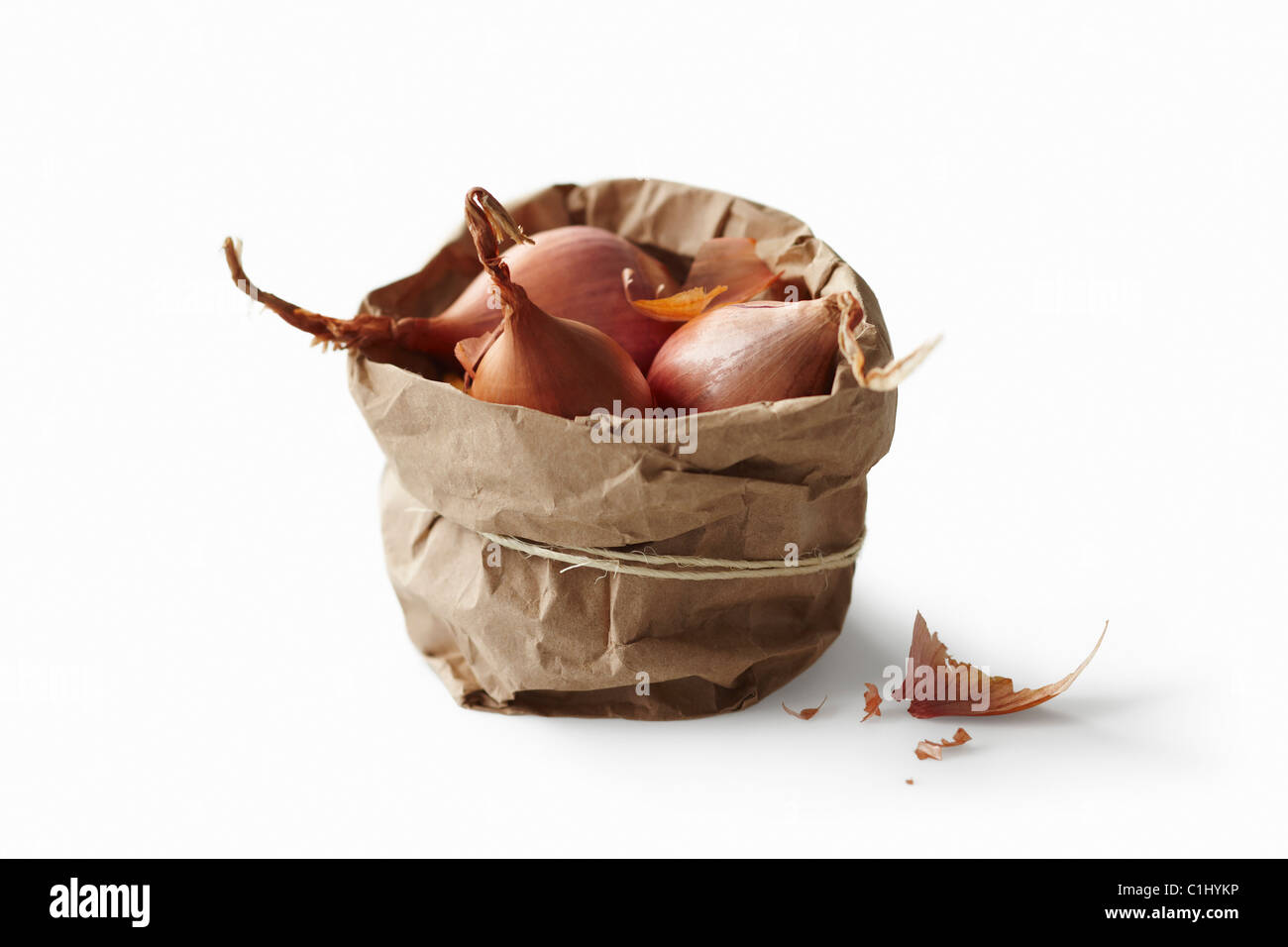 Borsa di scalogno Foto Stock