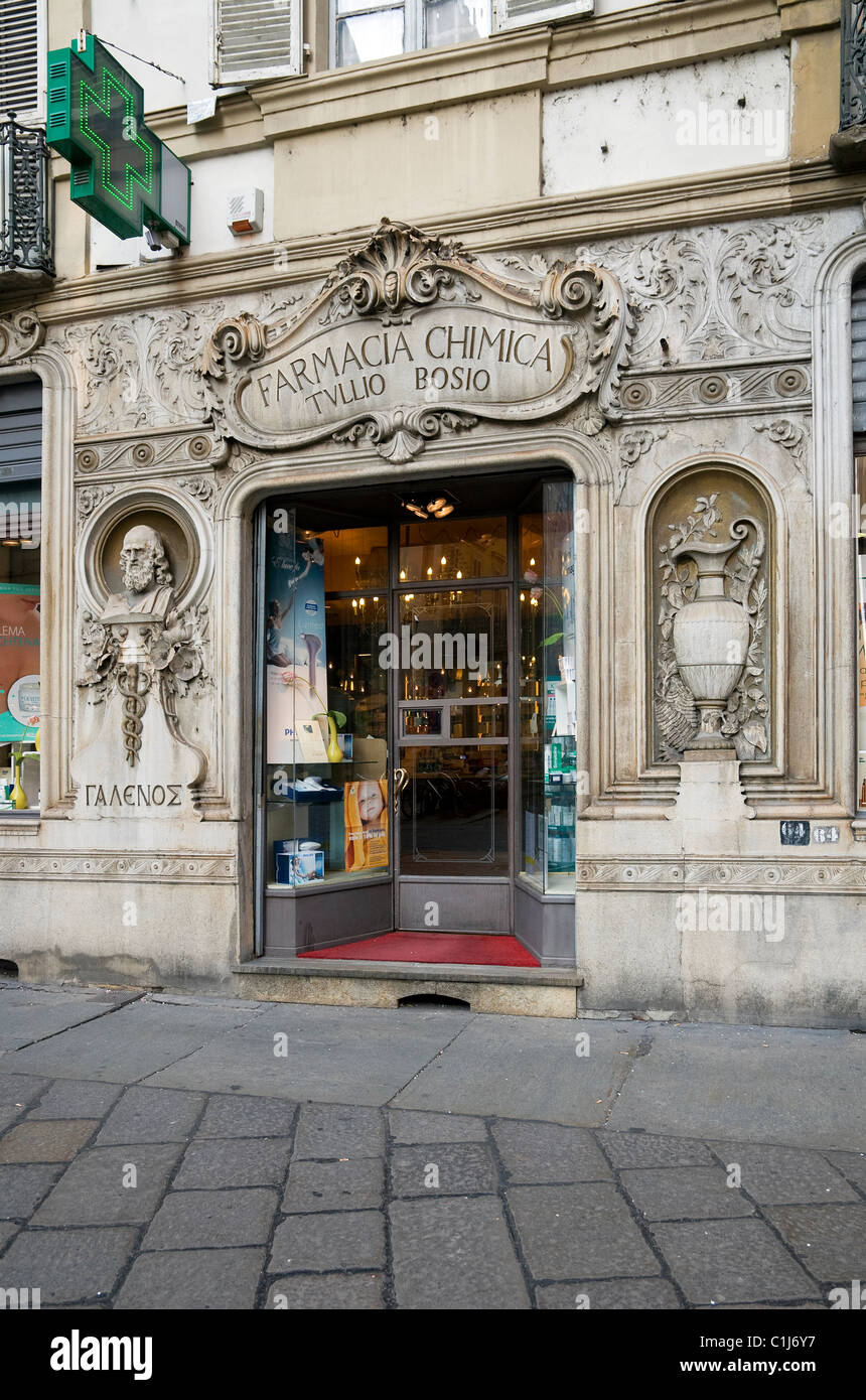 Farmacia, Torino, Italia Foto Stock