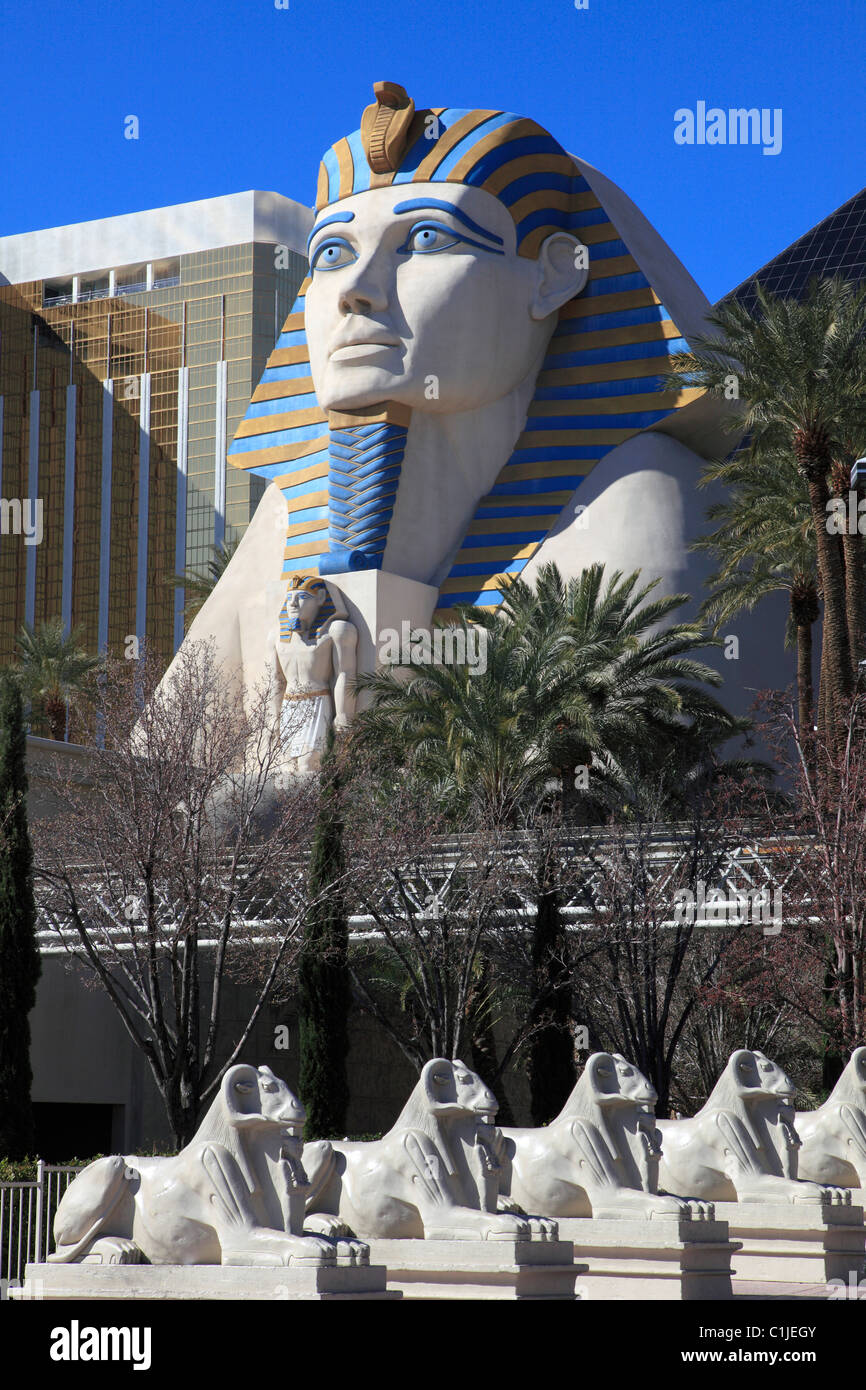 Stati Uniti d'America, Nevada, Las Vegas, Luxor, hotel, casino, resort, Foto Stock