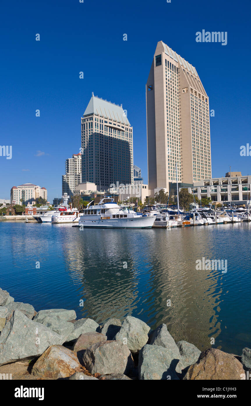 Il Seaport Village, San Diego, California, Stati Uniti d'America Foto Stock