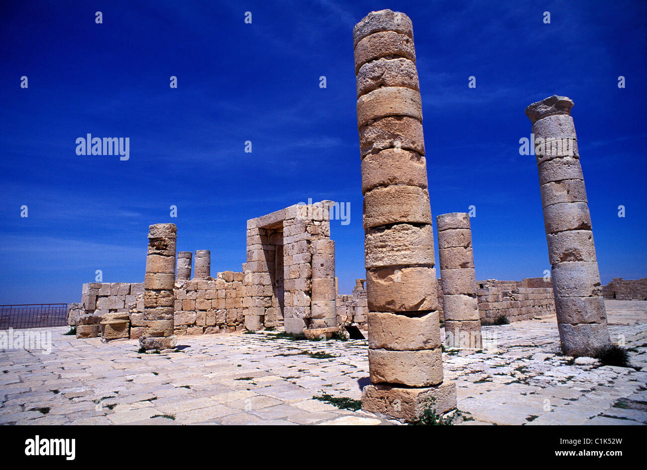 Israele, Sud distretto, deserto del Negev, incenso di rotta, Avdad sito, elencato come patrimonio mondiale dall' UNESCO Foto Stock