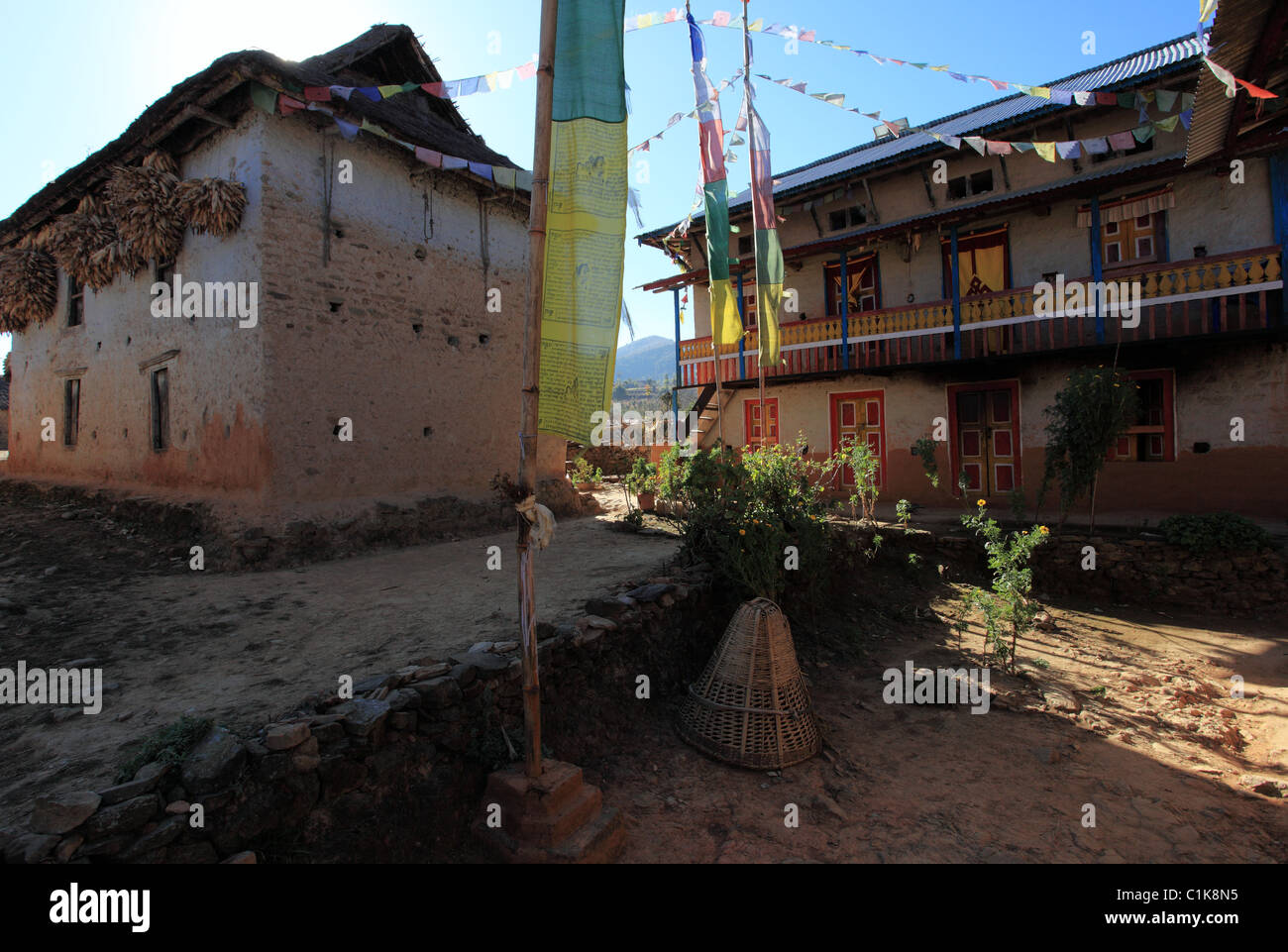 Paesaggio nepalese Nepal Himalaya Foto Stock