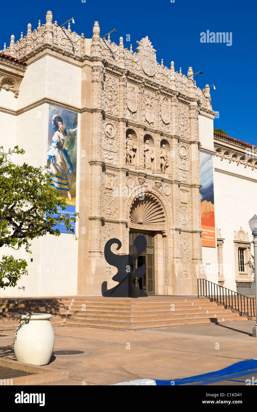 Museo di Arte, il Balboa Park, San Diego, California, Stati Uniti d'America Foto Stock