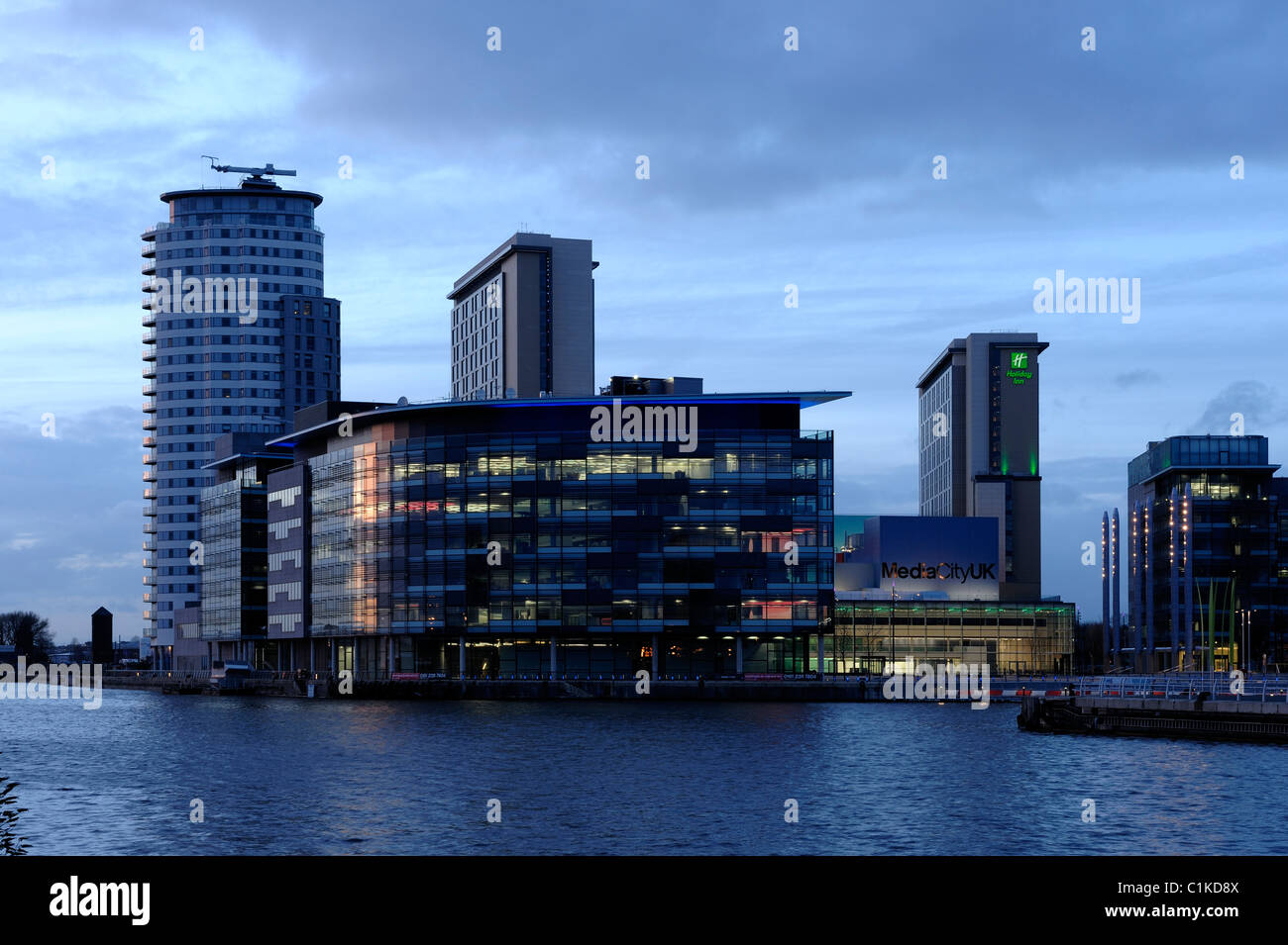 BBC Media City UK Salford Quays Foto Stock
