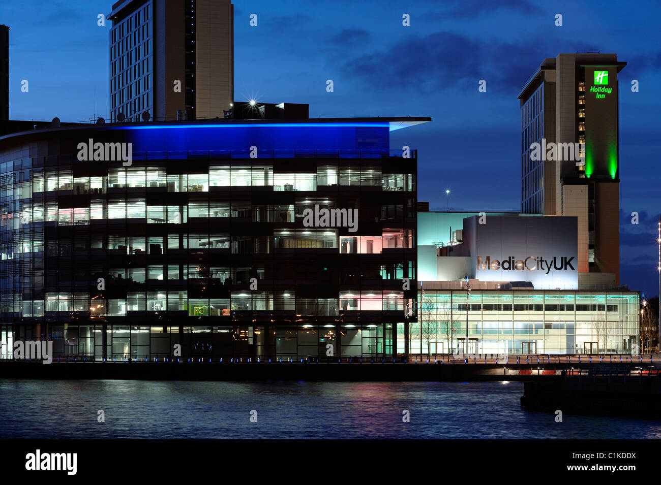 BBC Media City UK Salford Quays Foto Stock