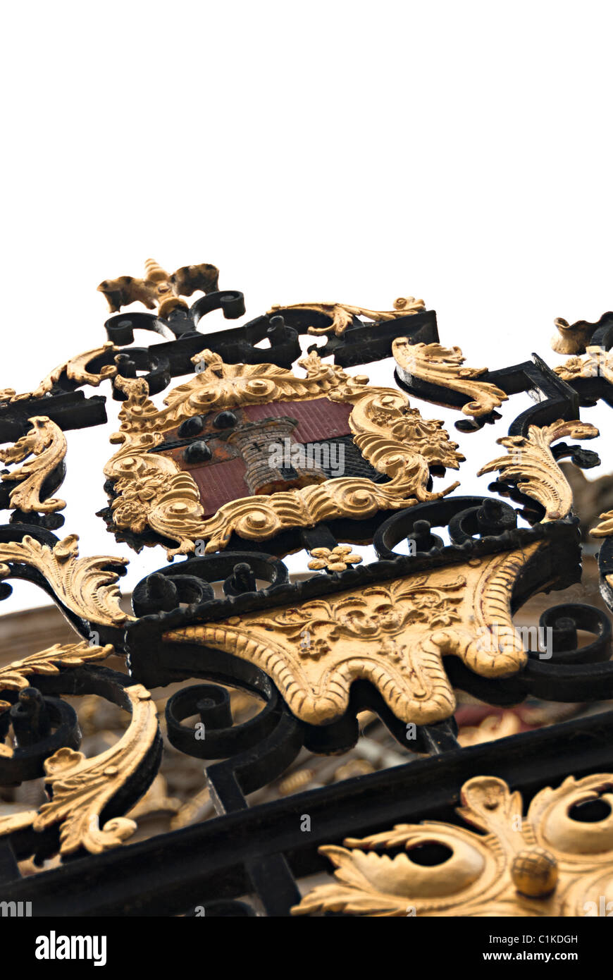 Worcester guildhall stemma Foto Stock