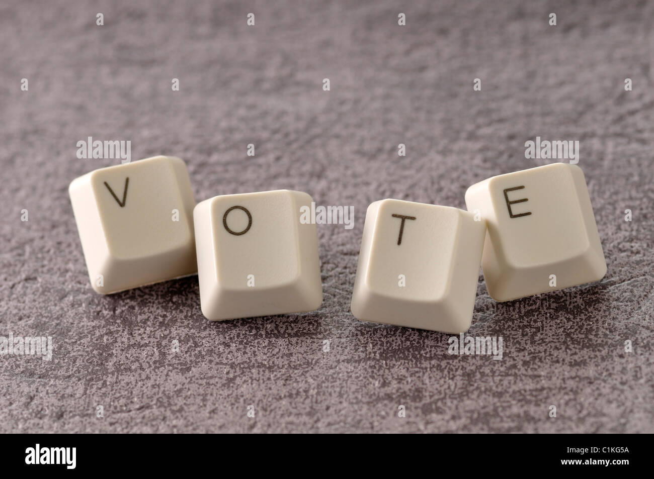 Tasti di votazione per il controllo ortografico Foto Stock