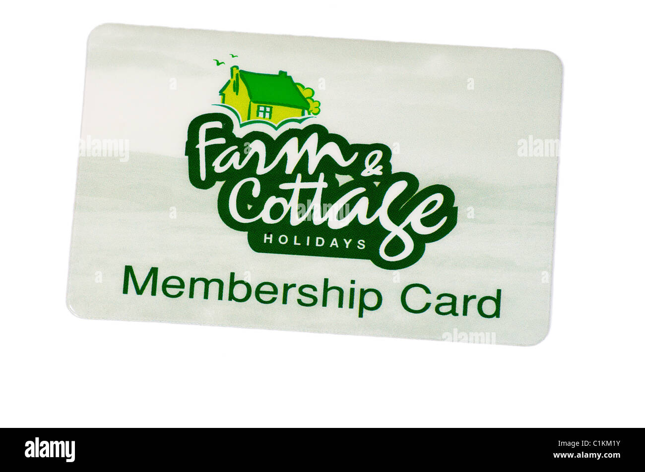 Agriturismo e vacanze in Cottage Membership Card Foto Stock