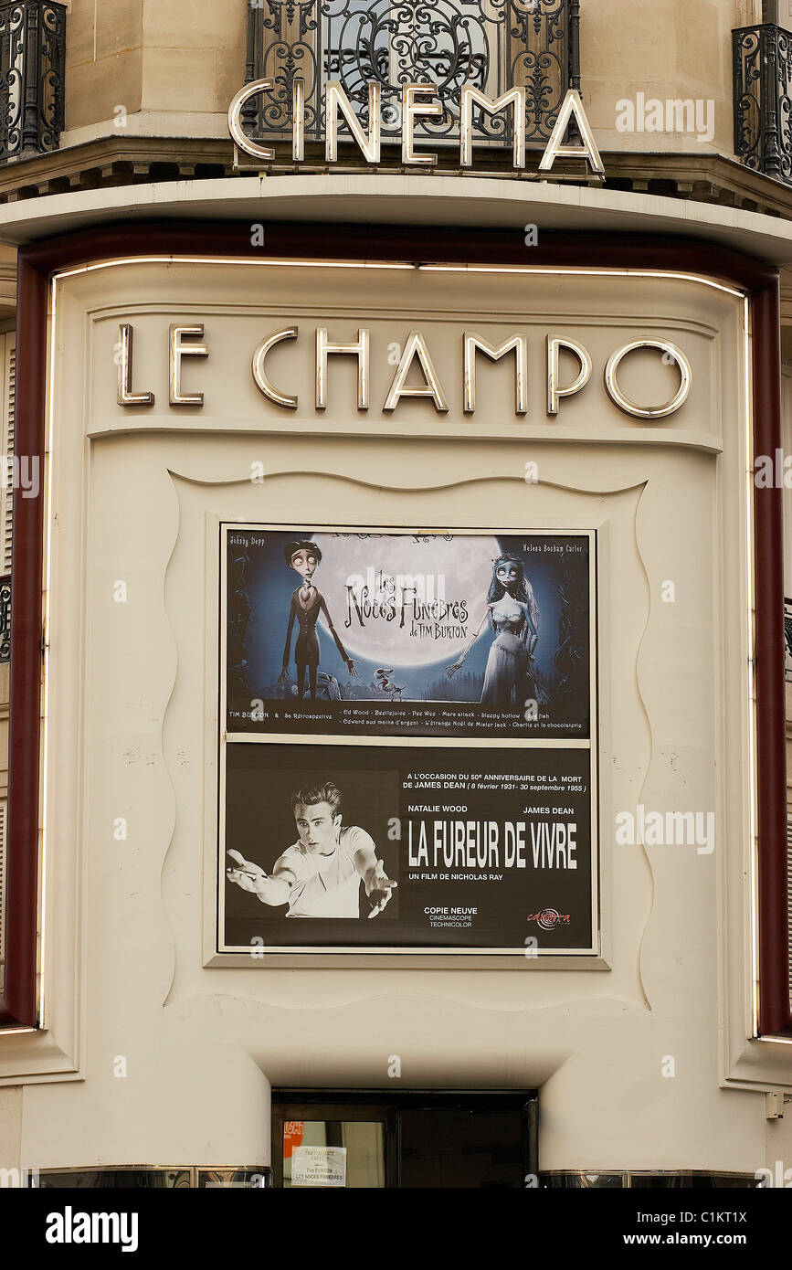 Francia, Parigi, un cinema nel quartiere latino Foto Stock