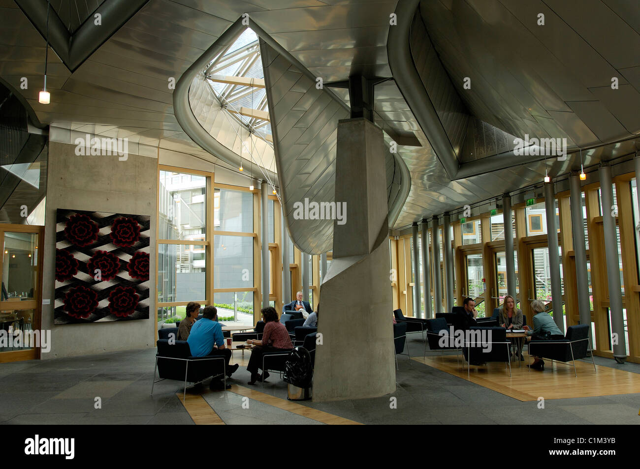 Regno Unito, Scozia, Edimburgo, il parlamento scozzese Foto Stock