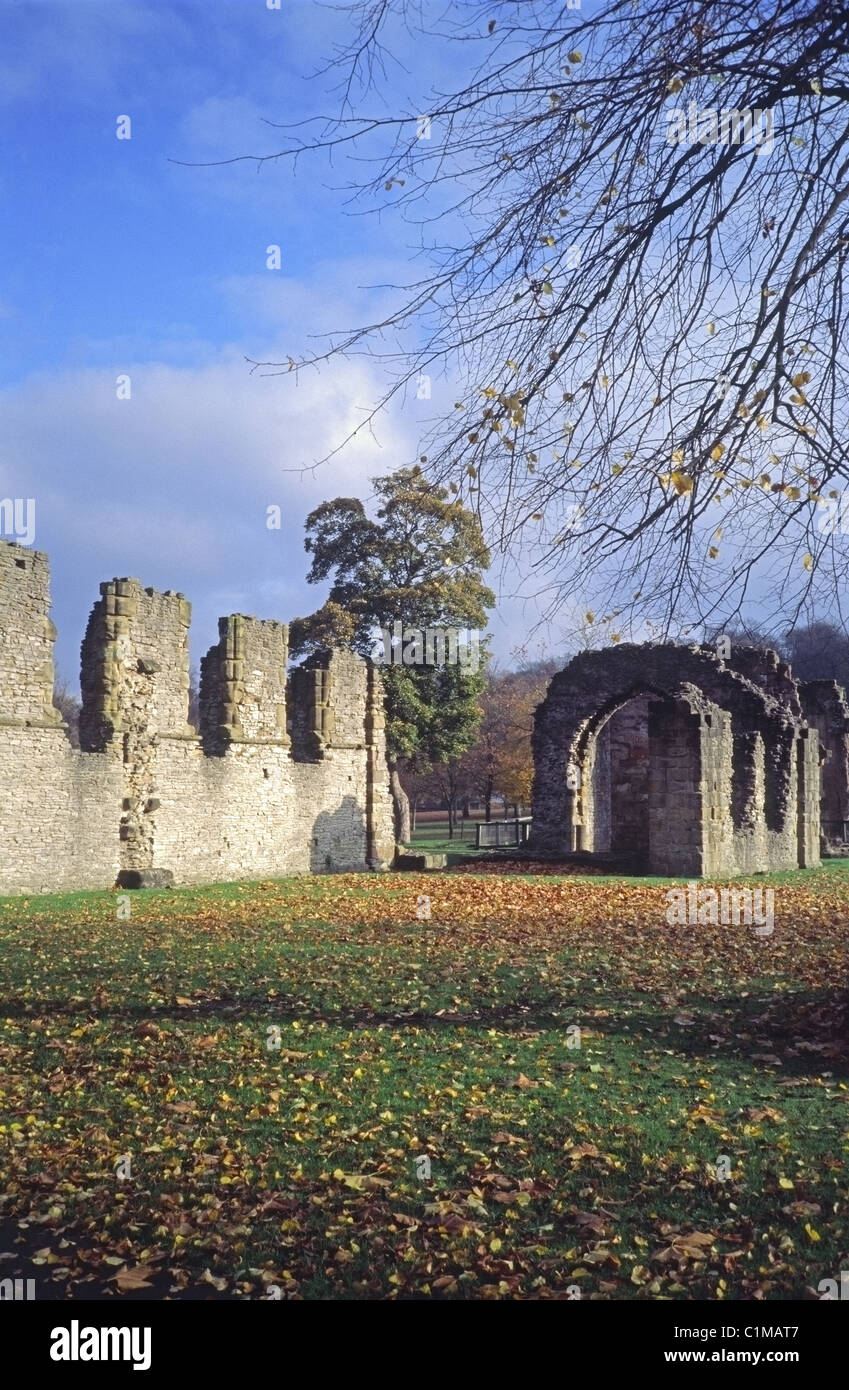 Dudley priorato di Priory Park, Dudley, West Midlands, England, Regno Unito Foto Stock