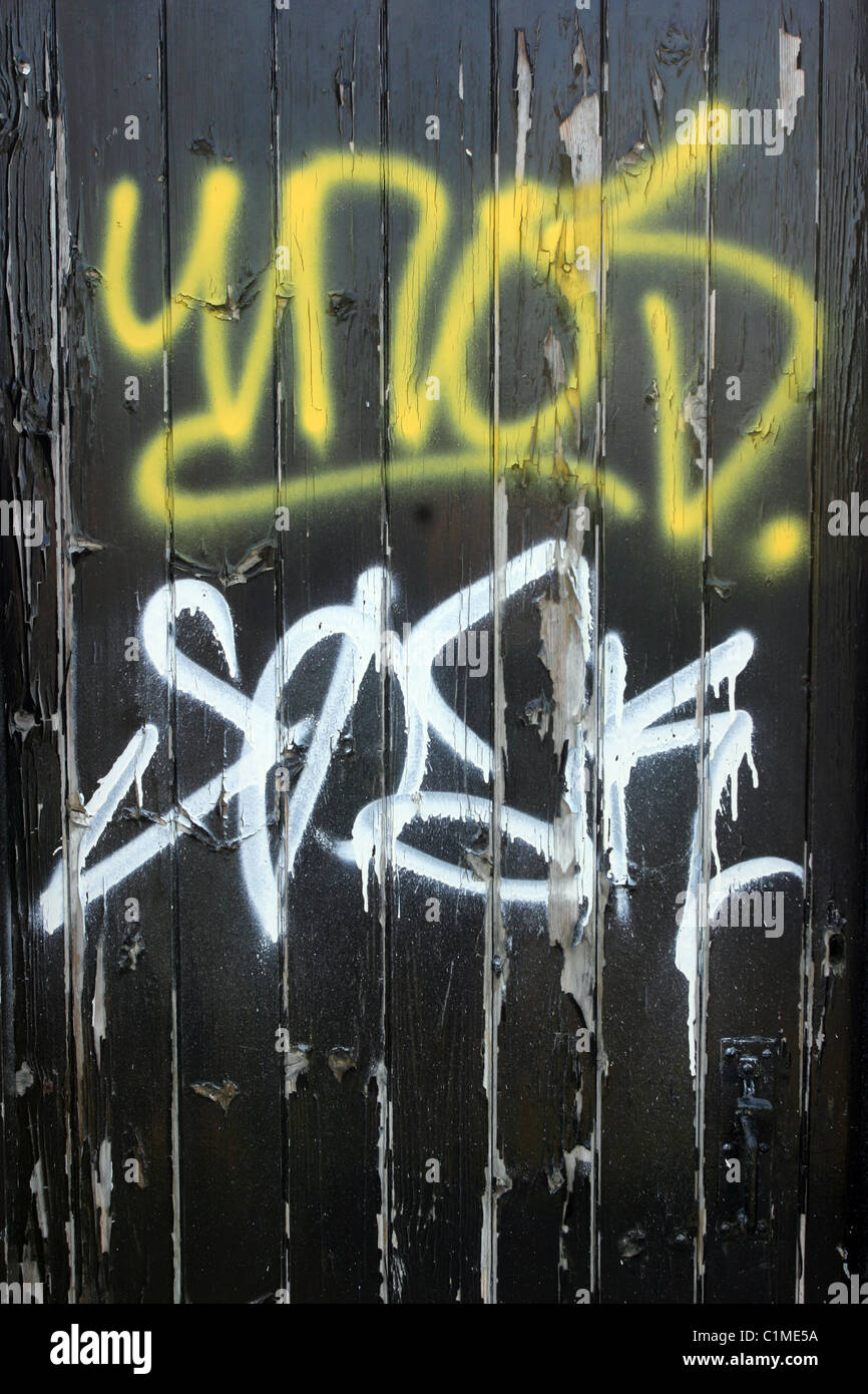 Graffiti Tag Foto Stock