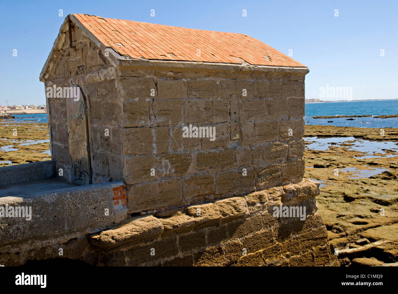 Castello di Santa Catalina. Cadice, Andalusia. Spagna Foto Stock