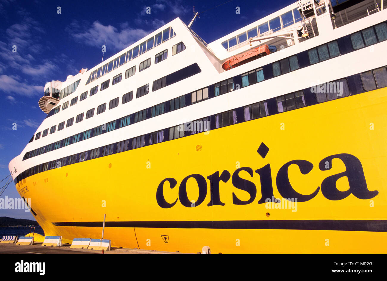 Francia, Var, Tolone, Corsica Ferries, traghetti per la Corsica Foto Stock
