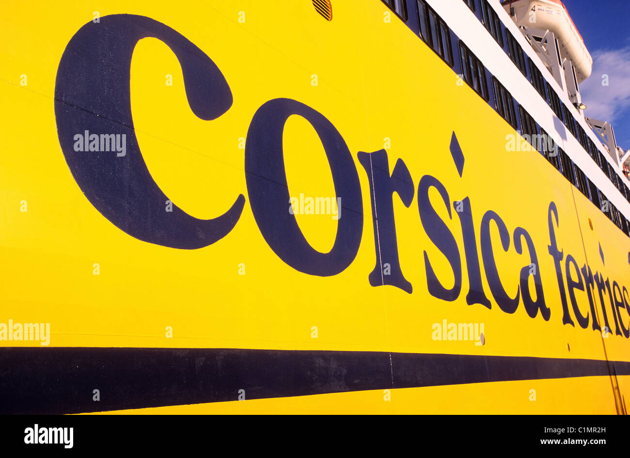 Francia, Var, Tolone, Corsica Ferries, traghetti per la Corsica Foto Stock