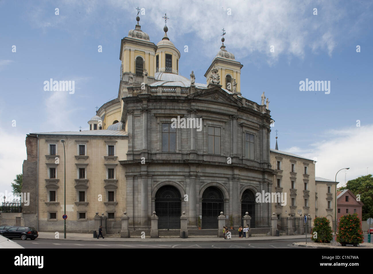 Madrid, San Francisco el Grande, Fassade Foto Stock