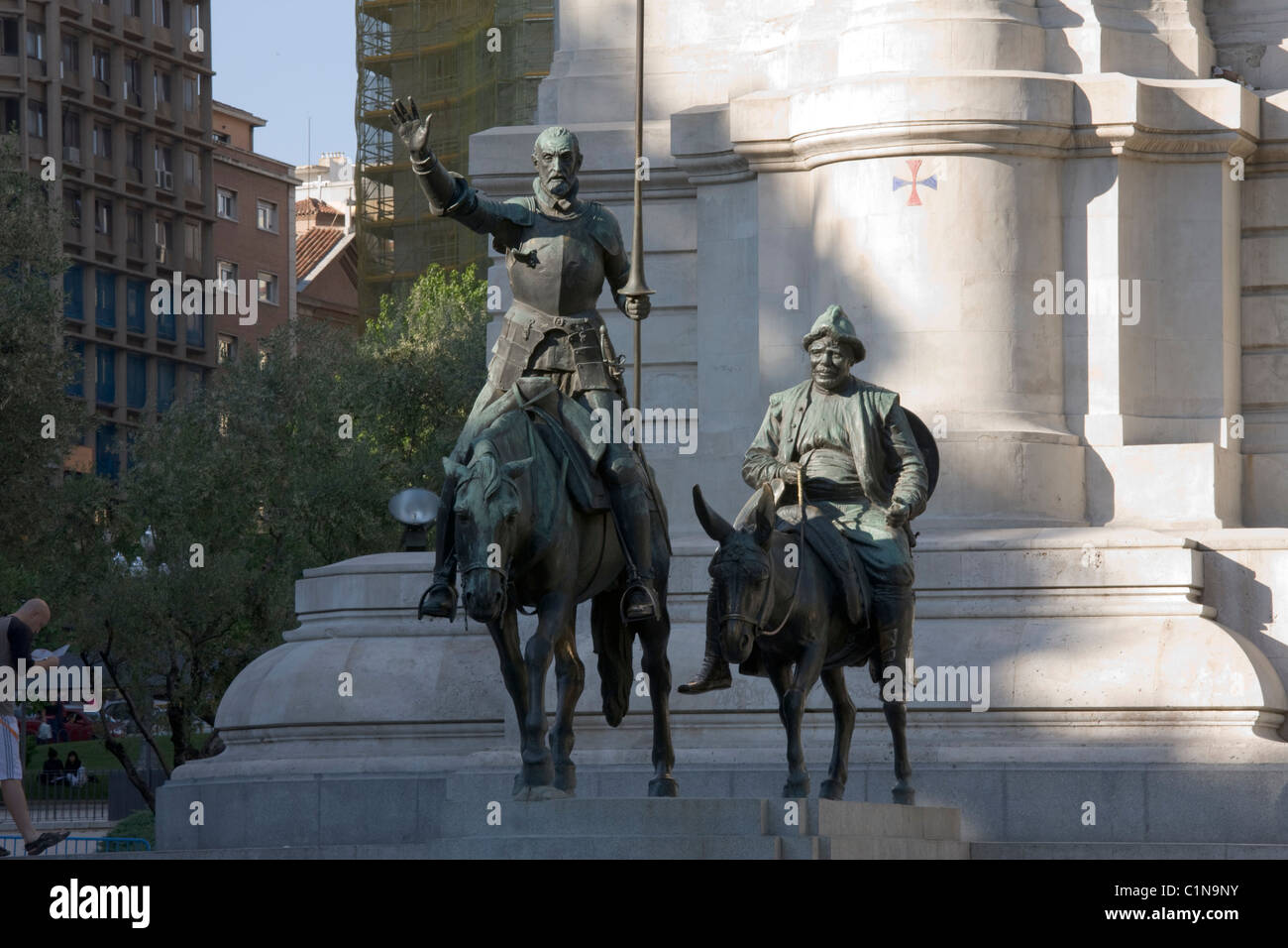 Madrid, Plaza Espana Foto Stock