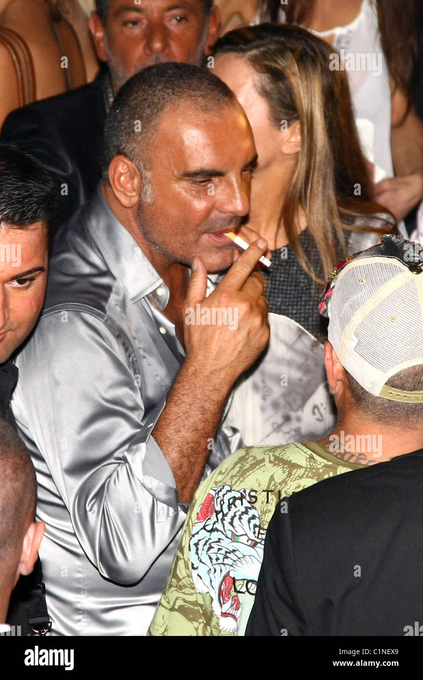 Christian Audigier Ed Hardy Notte a Felix Mercedes-Benz Club Fashion Week Berlin Primavera/Estate 2010 Berlino, Germania - 02.07.09 Foto Stock