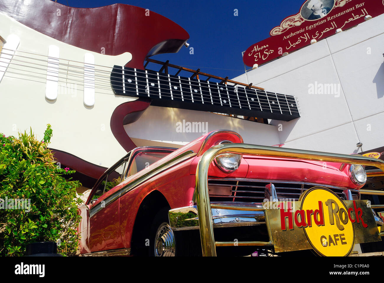 Egitto Sharm el Sheikh, Hard Rock Cafe Foto Stock