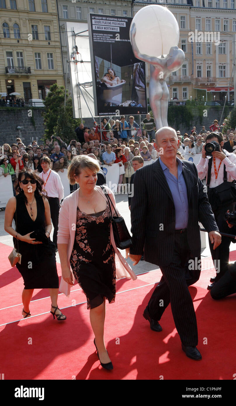 Gli ospiti della chiusura del 44th Karlovy Vary International Film Festival di Karlovy Vary, Repubblica Ceca - 11.07.09 **Non disponibile Foto Stock