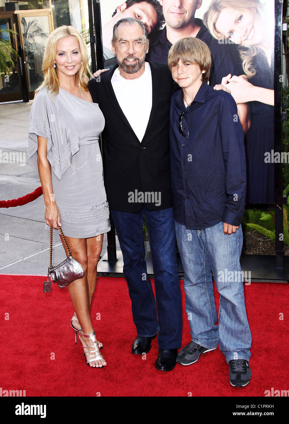 Eloise DeJoria, Giovanni Paolo DeJoria, John Anthony DeJoria la premiere di "Funny People' presso il Teatro Arclight Hollywood, Foto Stock