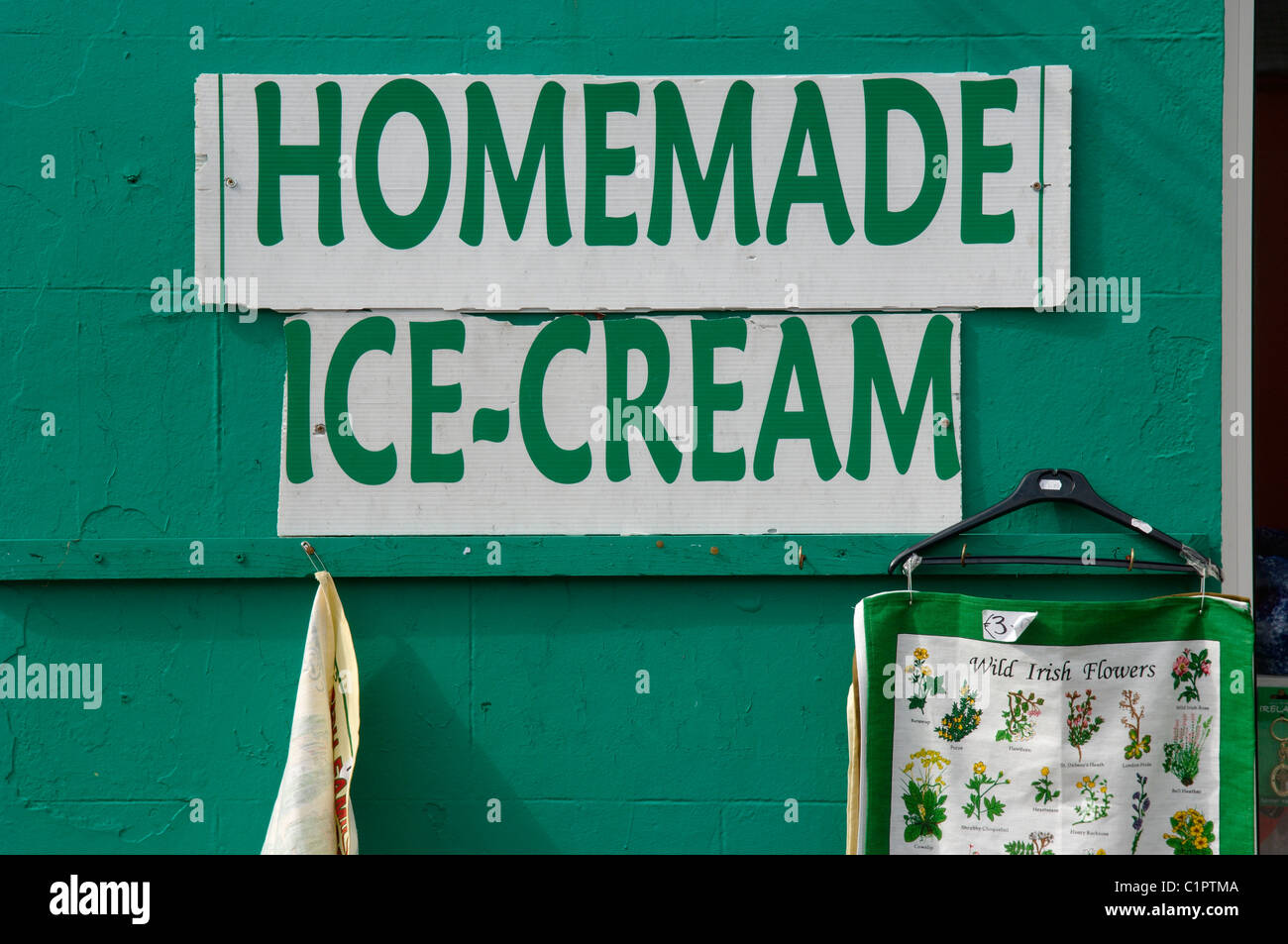 Repubblica di Irlanda, gelato artigianale segno Foto Stock