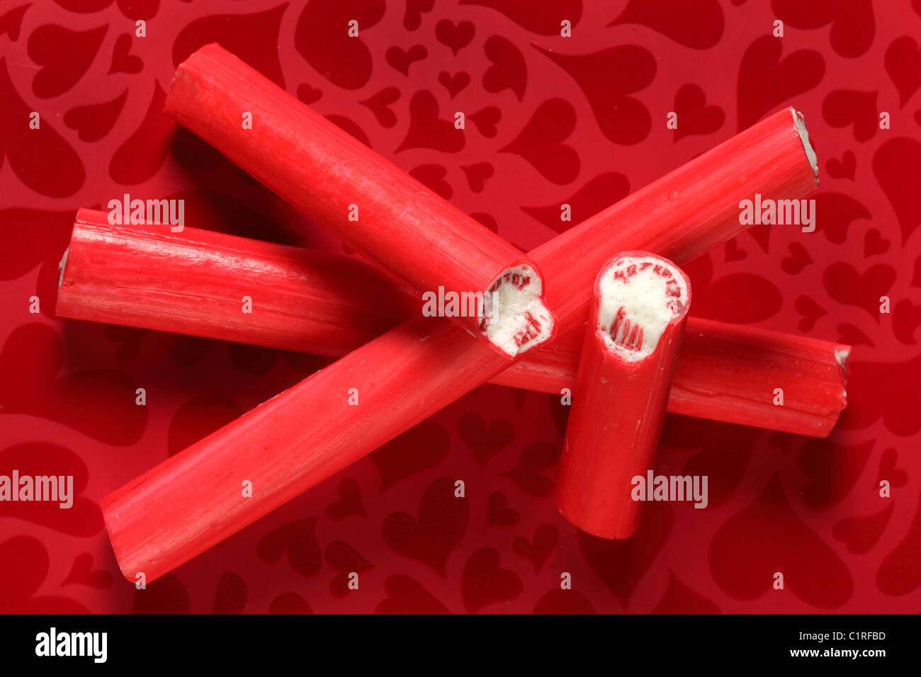 BRIGHTON ROCK CANDY STICKS Foto Stock