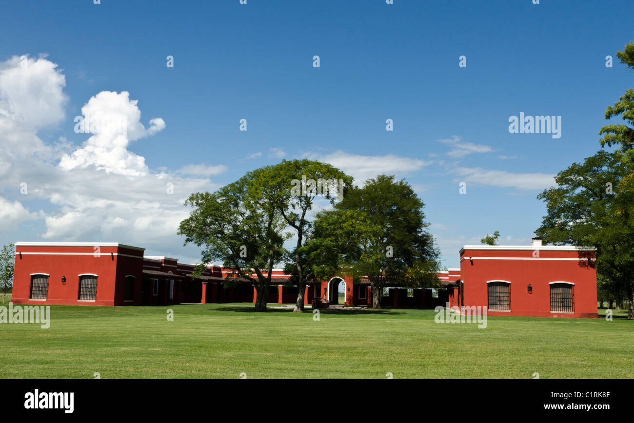 La Bamba ranch vicino a San Antonio de Areco, Provincia di Buenos Aires, Argentina Foto Stock