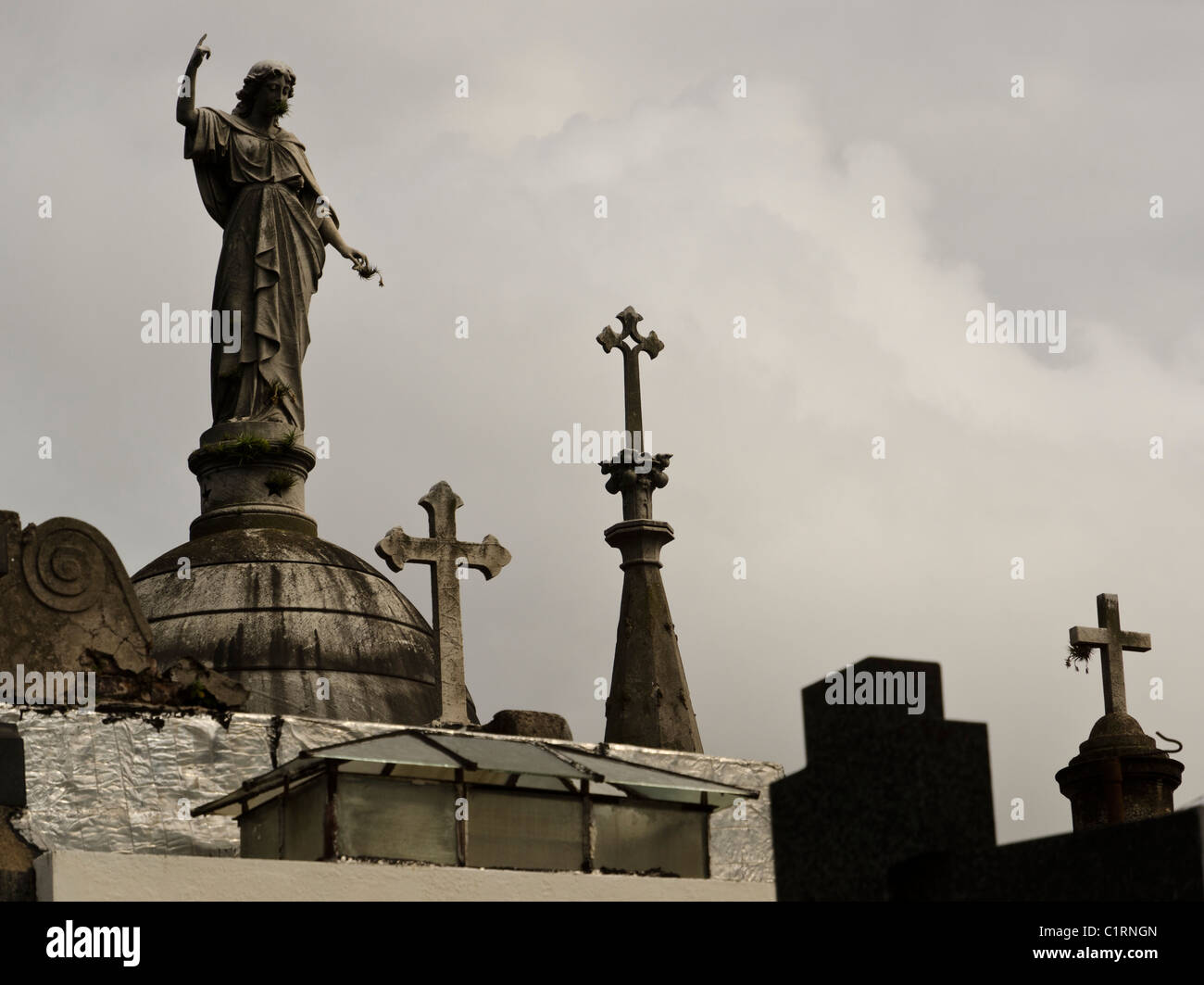 La Recoleta Cemetery, quartiere di Recoleta, Buenos Aires, Argentina Foto Stock