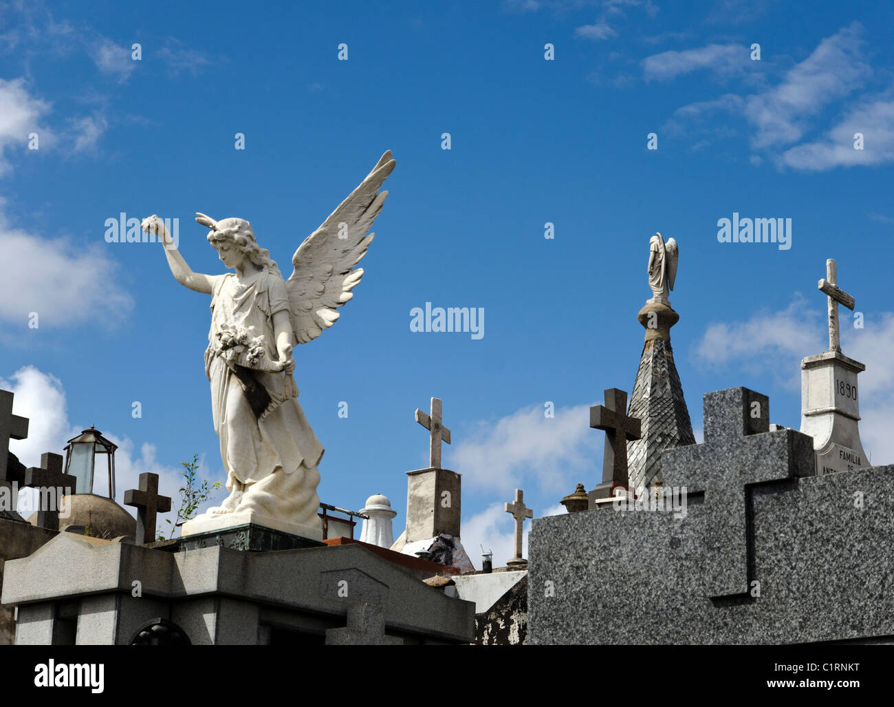 La Recoleta Cemetery, quartiere di Recoleta, Buenos Aires, Argentina Foto Stock