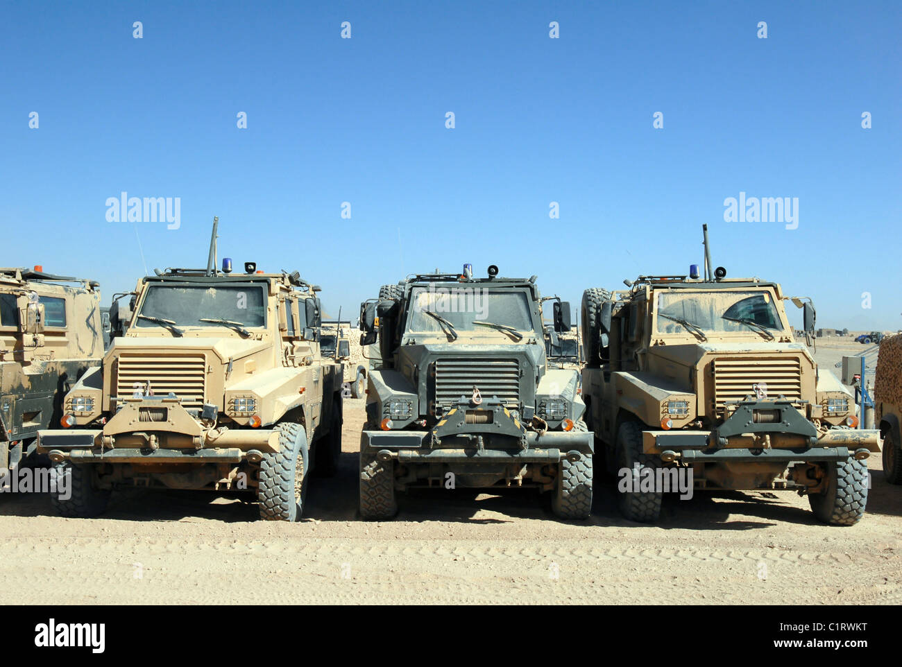 Serbatoio Transporter Veicoli militari Foto Stock
