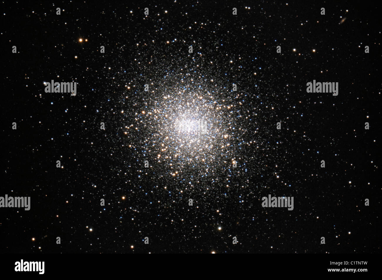 Messier 13, il grande ammasso globulare della costellazione di Ercole. Foto Stock