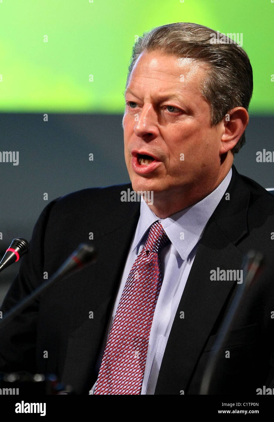 Ex Vice Presidente Al Gore National Clean Energy Summit 2.0 al Cox Pavilion al UNLV. I responsabili politici ed economici sono Foto Stock