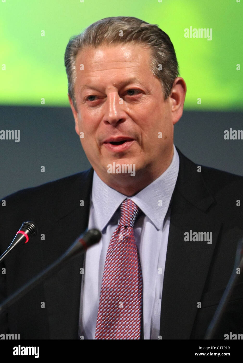 Ex Vice Presidente Al Gore National Clean Energy Summit 2.0 al Cox Pavilion al UNLV. I responsabili politici ed economici sono Foto Stock
