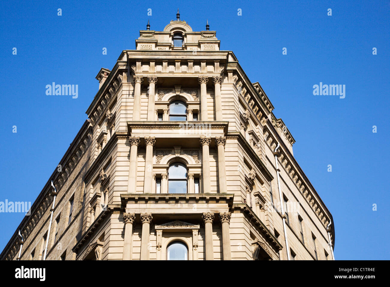 Legge Russell magazzino Edificio Bradford West Yorkshire Inghilterra Foto Stock