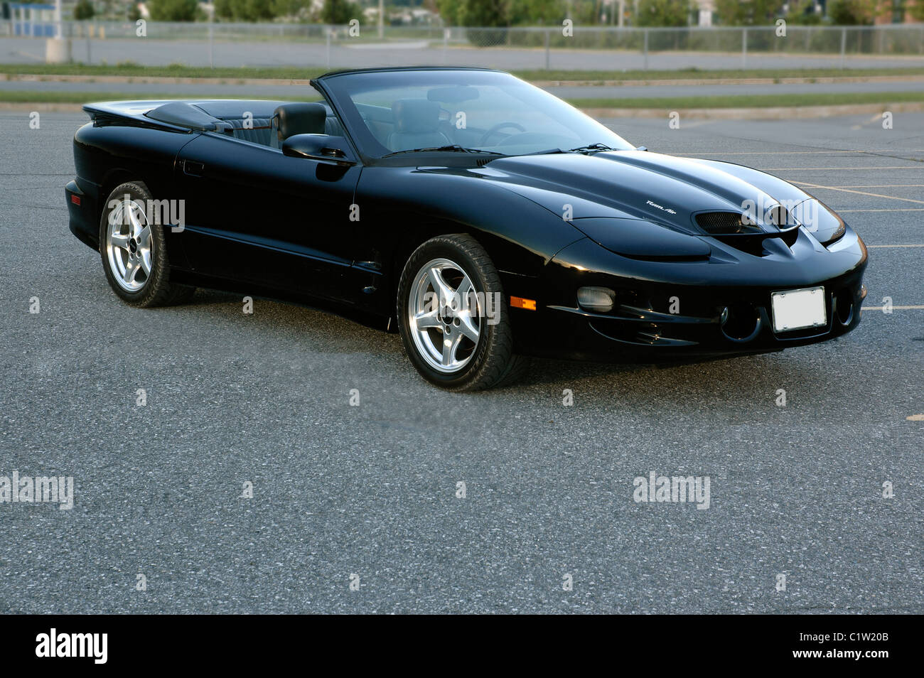 1996 NERO convertibile Pontiac Trans Am WS6 American Sports Car realizzata da General Motors Foto Stock